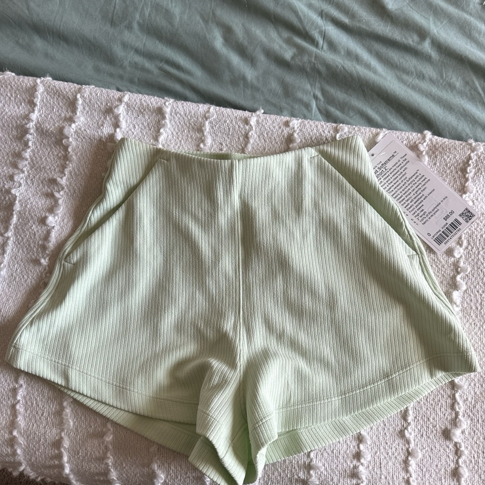 Softstreme ribbed shorts